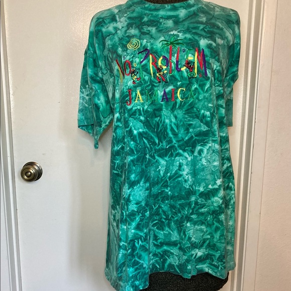 Tie-dye Jamaican shirt - Picture 1 of 5